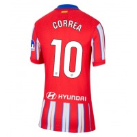 Fotballdrakt Dame Atletico Madrid Angel Correa #10 Hjemmedrakt 2024-25 Kortermet